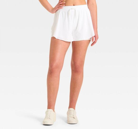 all in motion Pants - All In Motion White Athletic Shorts Large